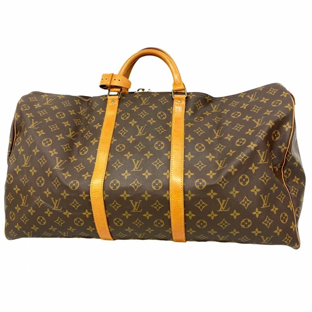 LOUIS VUITTON Brown Monogram Keepall 60 Boston Bag - Picture 12 of 12